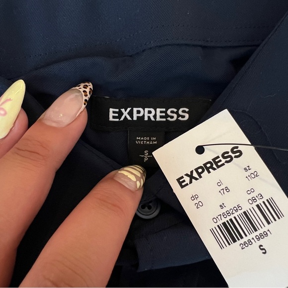 size small express button down. - Picture 2 of 2